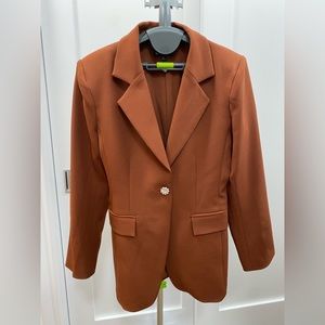 Danielle Bernstein Brown Blazer